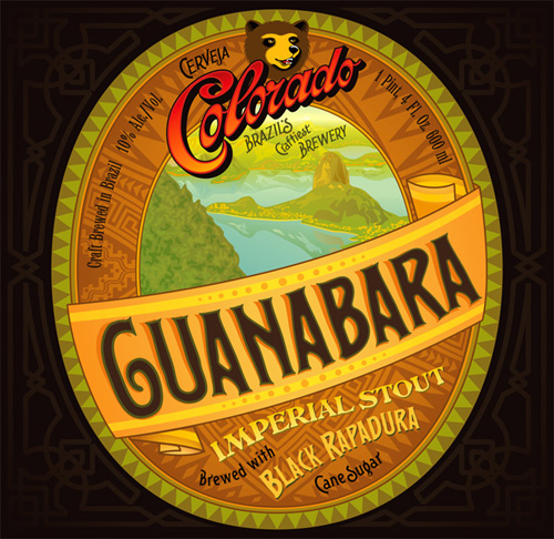 Rótulo Guanabara feito por Randy Mosher